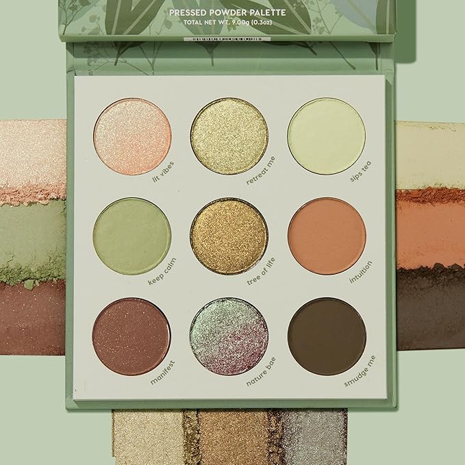 ColourPop Earth Tones Palettes Bundle – High-Pigment Eye Makeup with Matte, Metallic, and Glitter Finishes – Sage the Day Shadow Palette (0.3 oz) & So Elemental Shadow Palette (0.3 oz)