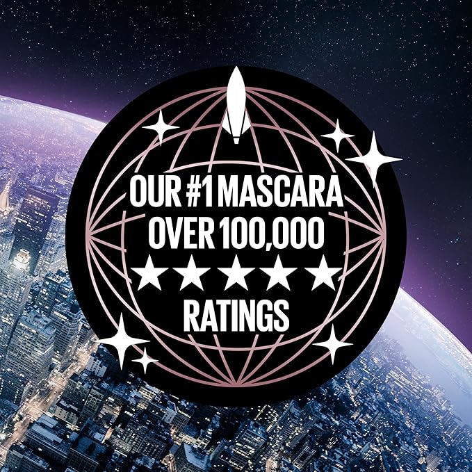 Maybelline Lash Sensational Sky High Waterproof Mascara Makeup, Volumizing, Lengthening, Defining, Curling, Multiplying, Buildable Formula, Brownish Black, 1 Count