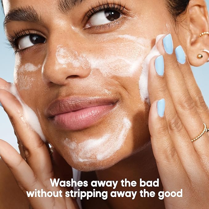 Almay Foam Away Makeup Remover, Gentle Face Cleanser, Hypoallergenic Face Wash, Cruelty-Free Skincare, Vegan, 100, 2.87 fl oz