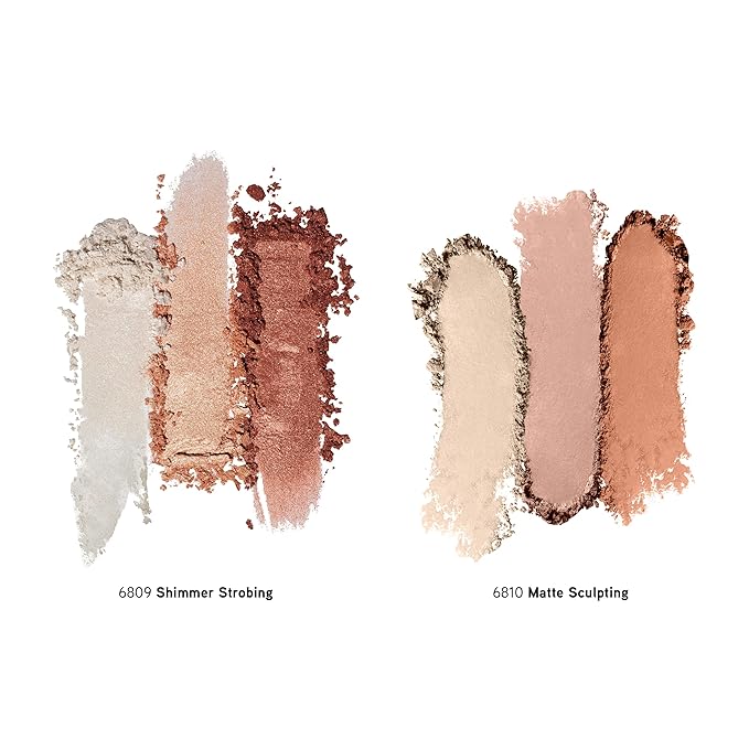 Physicians Formula Bronze Booster Highlight & Contour Palette with Brush, Blendable & Buildable Finish - Matte Sculpting