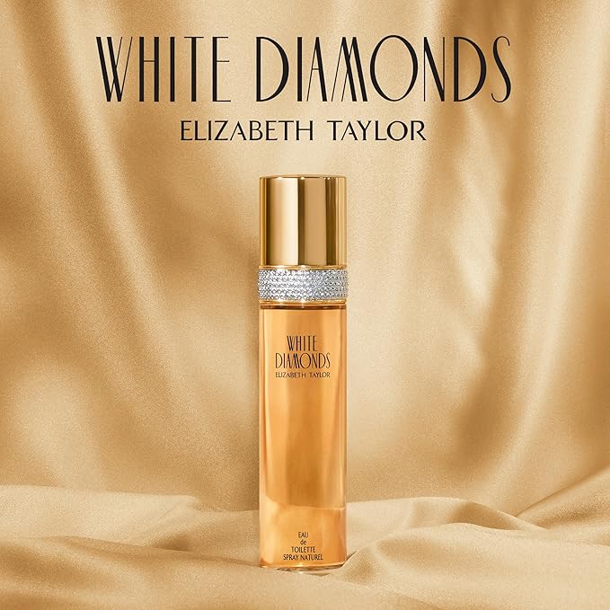 Elizabeth Taylor White Diamonds Women's Perfume, Long-Lasting Floral Fragrance for Her, Eau de Toilette EDT Spray, 0.5 fl oz